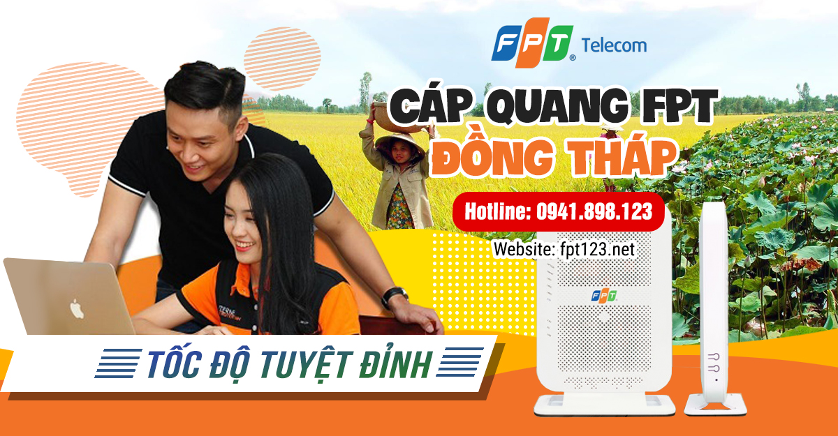 Lắp mạng wifi FPT xã Tân Khánh Đông, Sa Đéc, Đồng Tháp