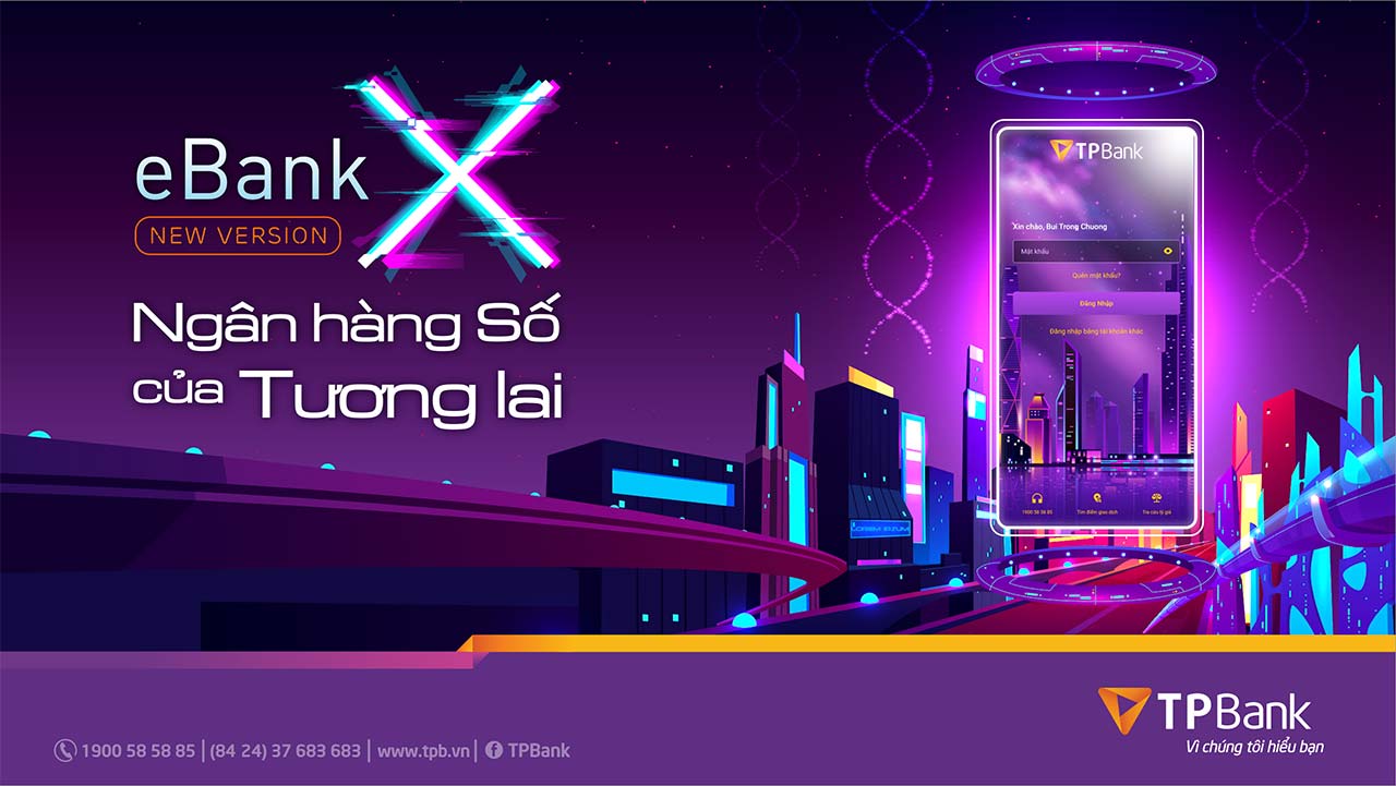 Thanh toán cước internet qua ebank của Tienphongbank