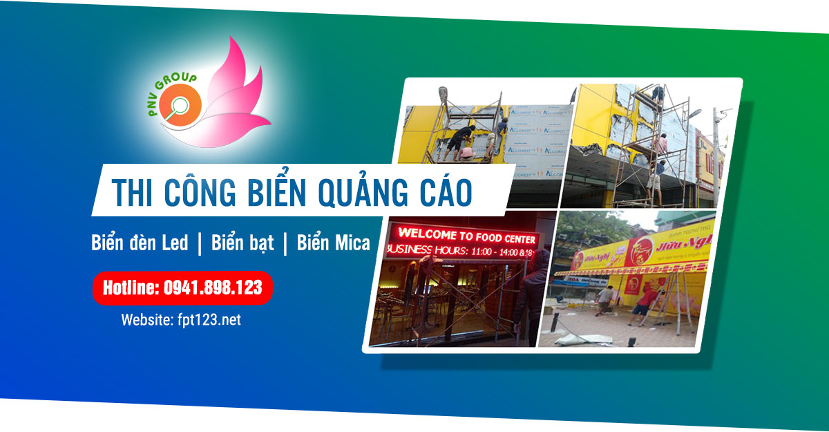 Thi công biển quảng cáo phường Đại Nài, TP Hà Tĩnh