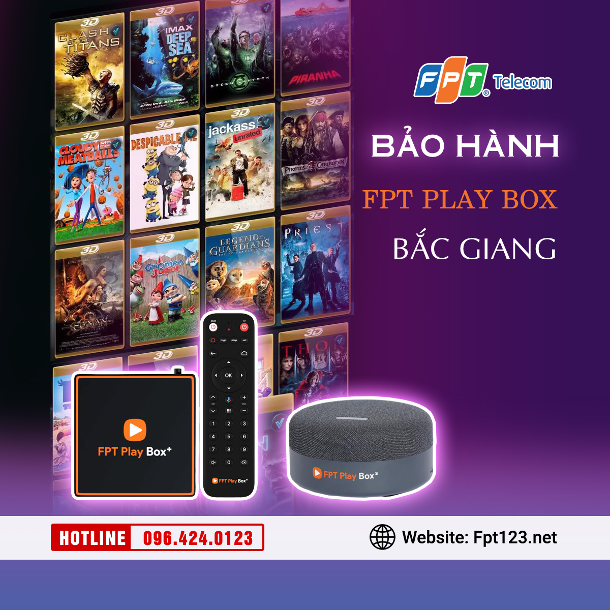 Bảo hành FPT Play Box tại Bắc Giang
