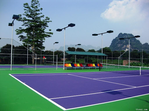 Thi công sân tennis tại Phnom Penh, Campuchia